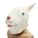 Rabbit Mask Creepy Animal Halloween Costume Theater Prop Party Cosplay  Deluxe Latex