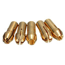 Drillpro 8pcs 0.5-3mm Small Electric Drill Bit Collet Micro Twist Drill Chuck Set with Allen wrench