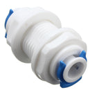 Adapter 1/4  Water Purifier Connector Reverse Osmosis System Part with 2 Clasps