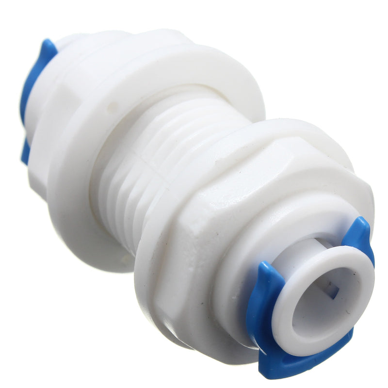 Adapter 1/4  Water Purifier Connector Reverse Osmosis System Part with 2 Clasps