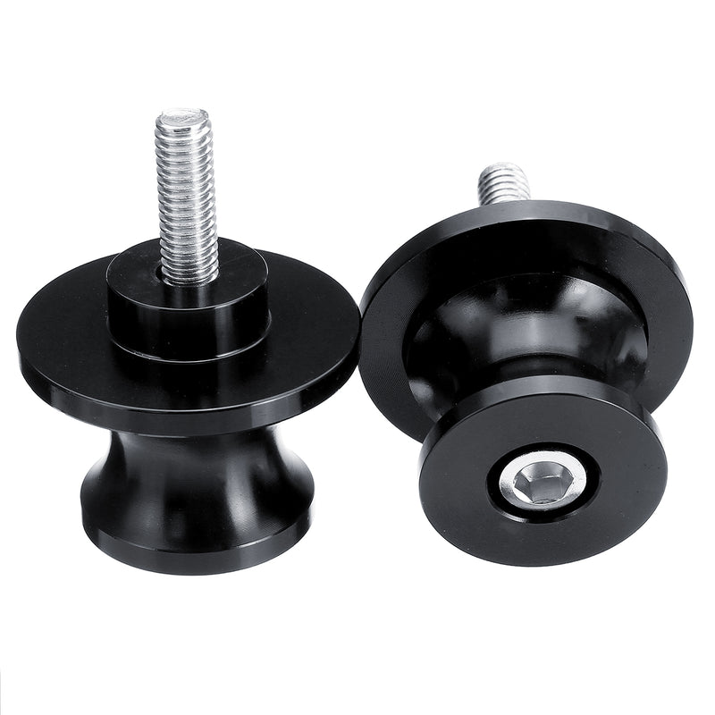 6MM M6x1.25mm Motorcycle Paddock Stand Bobbin Adapter Swing Arm Slider For Yamaha YZF R6 R1 98-11