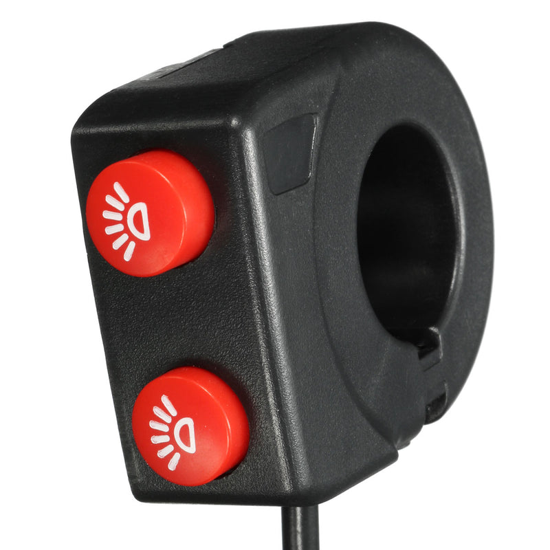 7/8" 22mm Handlebar Headlight Button On Off Switch Motorcycle Bike ATV