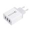 EU 30W QC 3.0 3 USB Ports Charger Power Adapter for Tablet Smartphone