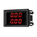 DC 100V 10A Mini Digital Voltmeter Ammeter Voltage Current Meter Tester With Blue /Red Dual LED Display