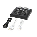 Bakeey V8 Pro Sound Card Audio External USB Headset Microphone Live Broadcast Sound Card for Mobile Computer Audio Interface