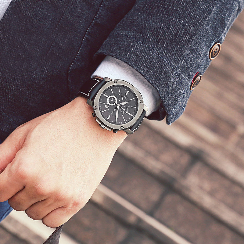 OCHSTIN GQ039 Bussiness Style Male Wristwatch Gentlement Quartz Movement Watch