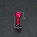 Suleve M3AH7 10Pcs M310mm Hex Socket Screws Round Head Cap Screw 7075 Aluminum Alloy