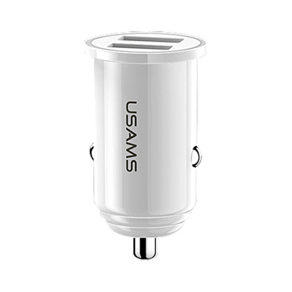 USAMS C8 3.1A Dual Ports Fast USB Car Charger With Indicator For Smart Phone Tablet Camera MP4