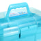271717cm Mini HandHeld Double Deck Manicure Tools Storage Case Box Parts Storage Box
