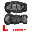 3D Motorcycle Scooter Seat Cover Net Breathable Protector Black