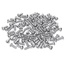 Suleve M3SS4 100Pcs Metric M3 304 Stainless Steel A2 Button Head Hex Socket Cap Screw Bolt