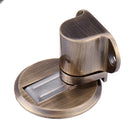 Solid Heavy Duty Zinc Alloy Adjustable Magnetic Door Stopper Hidden Floor Mount Door Catch Free Punching Door Holder w/ 3M Sticker