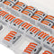 Excellway 30Pcs 2/3/5 Holes Spring Conductor Terminal Block Electric Cable Wire Connector