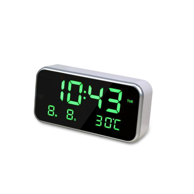 Big Screen LED Digital Multi-function Music Alarm Clock with Temperature Date And