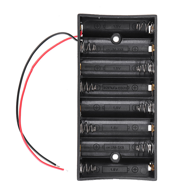 8 Slots AA Battery Box Battery Holder Board for 8xAA Batteries DIY kit Case
