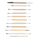 11Pcs Clay Sculpting Tool Kit Sculpt Smoothing Wax Carving Pottery Ceramic Tools Polymer Shapers Modeling Carved Tool