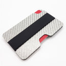 RFID Blocking Slim Carbon Fiber Money Clip Men Minimalist Wallet ID Credit Card Holder