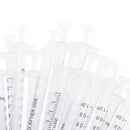 20Pcs/Set 1ml Plastic Dispensing Syringe Injector No Needles 0.01ml Graduation for Refilling and Measuring Liquids Industrial Glue Applicator