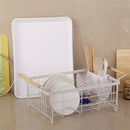 Dish Drainer Kitchen Drying Rack Sink Tableware Bowl Storage Basket Cup Holder Drain Shelf