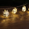 KCASA 1.8M 10 LED Metal Owl String Lights LED Fairy Lights for Festival Christmas Decoration