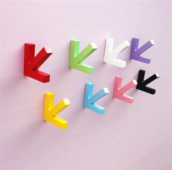 DIY Arrow Pothook Wooden Wall Mounted Hanging Arrow Hook Home Wall Decor Hanger