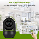 HD 1080P Wireless Security Wifi IP Camera 3.6mm 2MP Lens Night Vision Two Way Audio Smart Home Video Camera