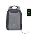 Outdoor 16L USB Charging Backpack Men's 14inch Laptop Bag Anti-theft Luminous School Bag