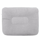 Inflatable Portable Chair Outdooors Plush Pneumatic Footrest Sofa Stool Cushion Home Decor