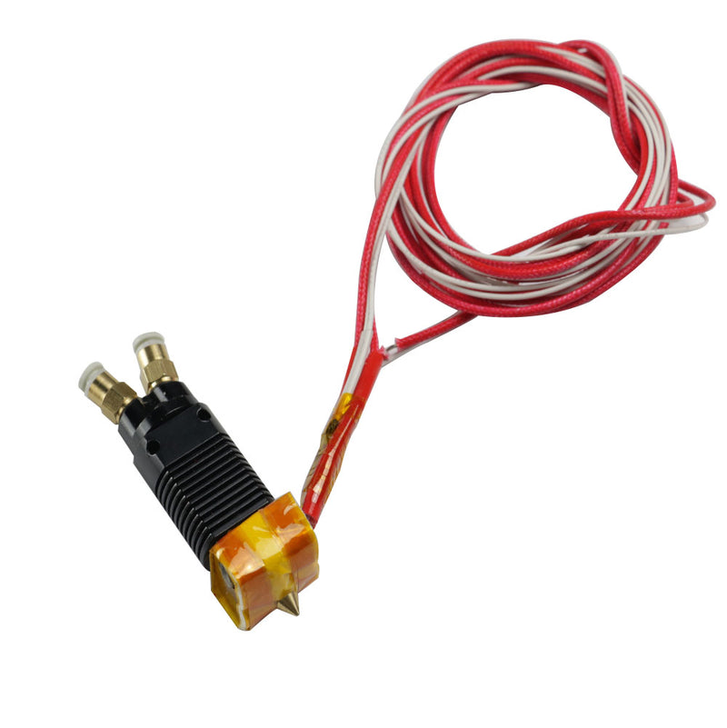 2 in 1 out Assembled Extruder Hot End Kit 1.75mm 0.4mm Nozzle For 3D Printer