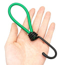 8Pcs 6mm*15cm Heavy Bungee Stretch Cord Camping Hiking Tent Elastic Rope Waterproof Canopy Rope Nail Fixed Hook For Boating