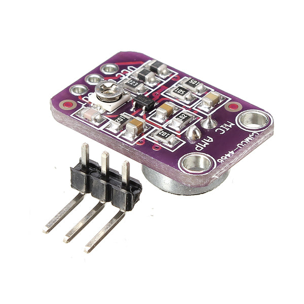 CJMCU-4466 MAX4466 Electret Microphone Adjustable Amplifier CMA-4544PF-W For