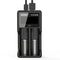 XTAR VC2S 2 Slots Colorful VA LCD Screen USB Charging Battery Charger & Power Bank With  Adjustable