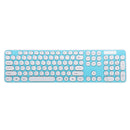 Ultra Thin Mute 2.4GHz Wireless 101 Keys Keyboard and 1600DPI Mouse Combo Set for Desktop Laptop