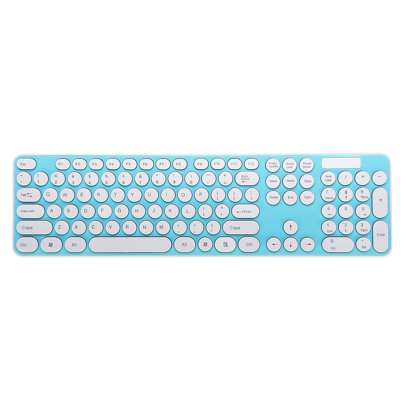 Ultra Thin Mute 2.4GHz Wireless 101 Keys Keyboard and 1600DPI Mouse Combo Set for Desktop Laptop