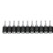 10pcs 40 Pin Single Row 2.54mm Round Female Header Pin