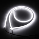 85cm Flexible LED Soft Tube Guide Light Car White DRL Strip Amber Turn Signal Lamps 2PCS