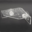 Acrylic Aquarium Coral Frag Plugs Rack Stand Bracket Holds Live Fish Tank Suction Cup
