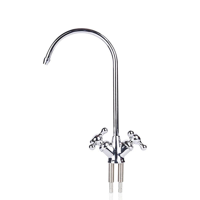 KCASA KC-SL4 Brass Chrome Basin Sink Mixer Tap Vertical Dishwashing tap Sink with Rotating Household