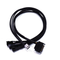 43cm SATA 1 to 3 4Pin CPU Cooling Fan PWM Temperature Control Power Cable Power Adapter Extension Lead Wire