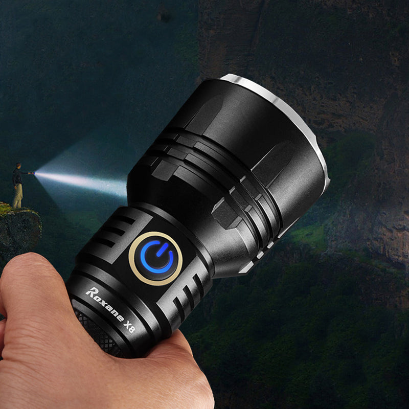 ROXANE X8 XHP50 XHP70 2654/4292 Lumens Super Bright Powerful 26650 Flashlight Set