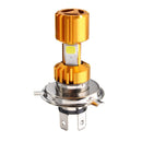 H4 BA20D LED COB Motorcycle Bike Hi/Lo DC12V-24V High Bright Headlight Fog Lamp