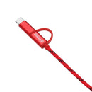 Bakeey 2.1A 2in1 Micro Type C USB Fast Charging Data Cable 1m For Samsung S8 S7 S6 Xiaomi 6 Redmi