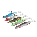 ZANLURE 4pcs 10gSuper Solid / Holo Sandeels - Cod Bass Wrasse Ling Sea Fishing Lure Baits