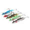 ZANLURE 4pcs 10gSuper Solid / Holo Sandeels - Cod Bass Wrasse Ling Sea Fishing Lure Baits