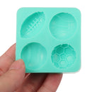 3D Silicone Football Basketball Fondant Mold Cake Sugar Chocolate Baking Tool Baking Mold