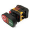 220V Red Green Power ON/OFF Start Stop Push Button Light Indicator Switch