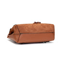 Outdoor PU Leather Backpack Women Tassel Handbag School Bag Travel Rucksack