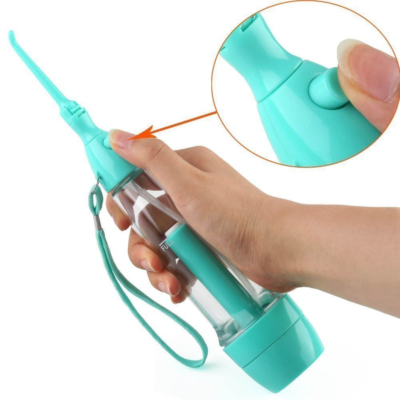 Portable Dental Care Water Jet Green Oral Irrigator Flosser Baby Toothbrushes Water Flosser