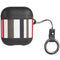 HOCO Cloth+Leather Shockproof Dust-Proof Earphone Storage Case with Hook for Apple Airpods 1 Airpods 2