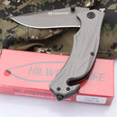 LAOTIE 216mm Stainless Steel Folding Blade Outdoor Survival Tools Kit Hiking Climbing Multifunctional Cutter Too